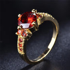 Sophisticated Gold Sculpted Ring