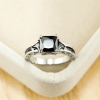 Elegant Synthetic Zircon Eternity Ring