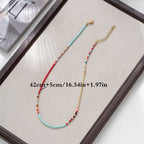 Minimal Everyday Beaded Necklace