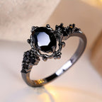 Elegant Black Onyx Vintage Ring