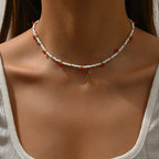 Minimal Cherry Necklace