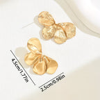 Effortlessly Luxurious Petal Earrings