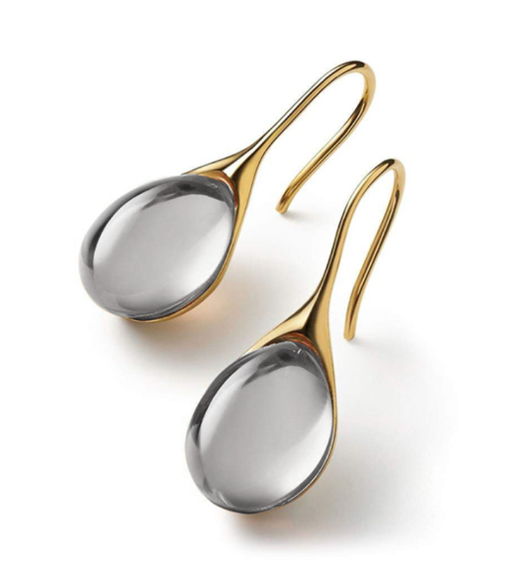 Glass Teardrop Earrings