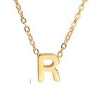 Signature Gold letter Necklace