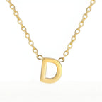 Signature Gold letter Necklace