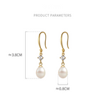 Elegant Baroque Pearl Earrings