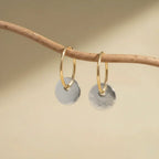 Chic Gold Silver Hoop Earrings