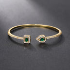 Elegant Gold Sculptural Bracelet