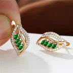 Sophisticated Gold Nature-Inspired Earrings