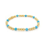 Bold Turquoise Charm Bracelet