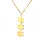 Elegant Stainless Steel Paw Necklace