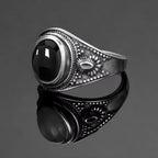 Elegant Black Onyx Signet Ring
