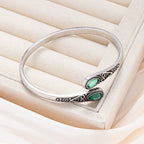 Tribal Gemstone Wrap Bracelet