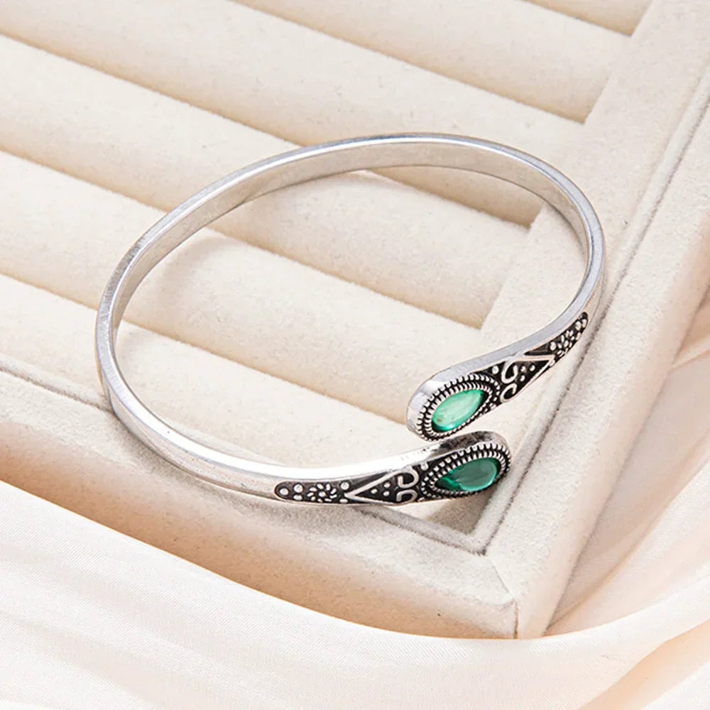 Tribal Gemstone Wrap Bracelet