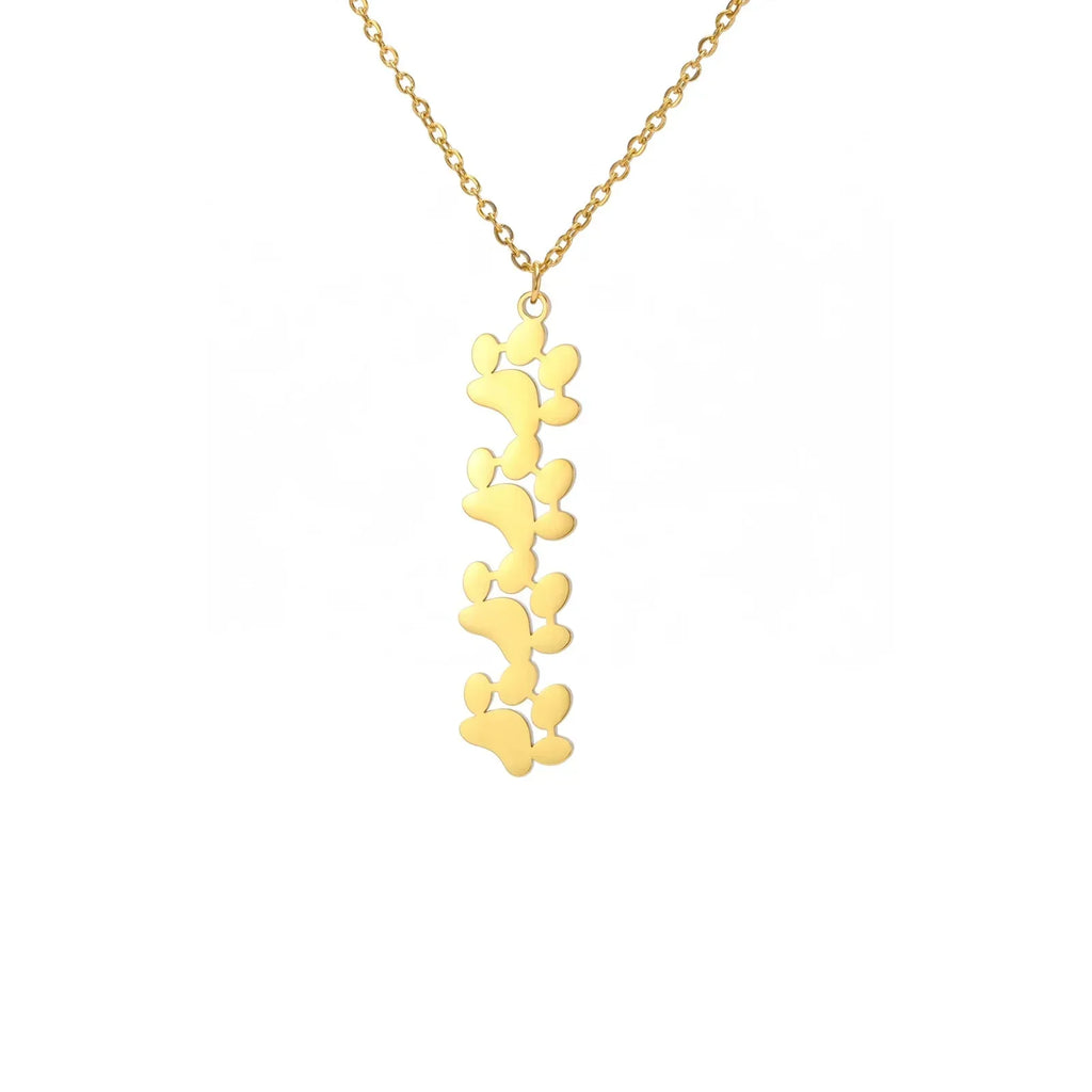 Elegant Stainless Steel Paw Necklace