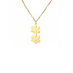 Elegant Stainless Steel Paw Necklace