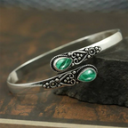 Tribal Gemstone Wrap Bracelet