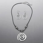 Spiral Vintage Jewelry Set
