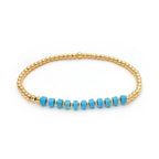 Bold Turquoise Charm Bracelet