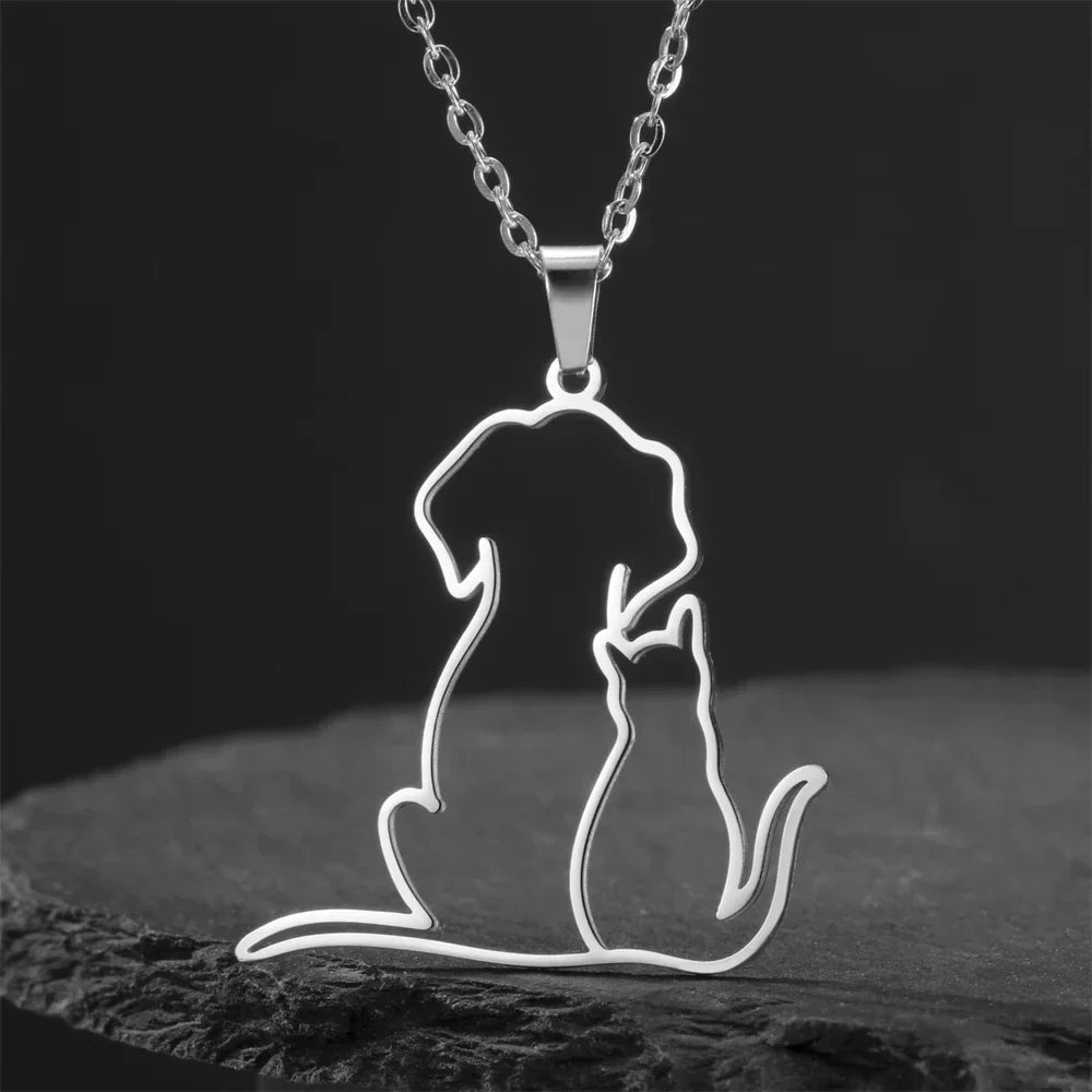 Stainless Steel Soulmates Necklace