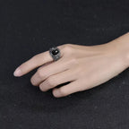 Elegant Black Onyx Signet Ring