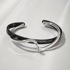 Elegant Minimalist Gold Cuff Bracelet