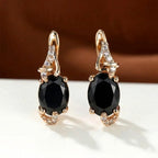 Gorgeous Sapphire Gold Earrings